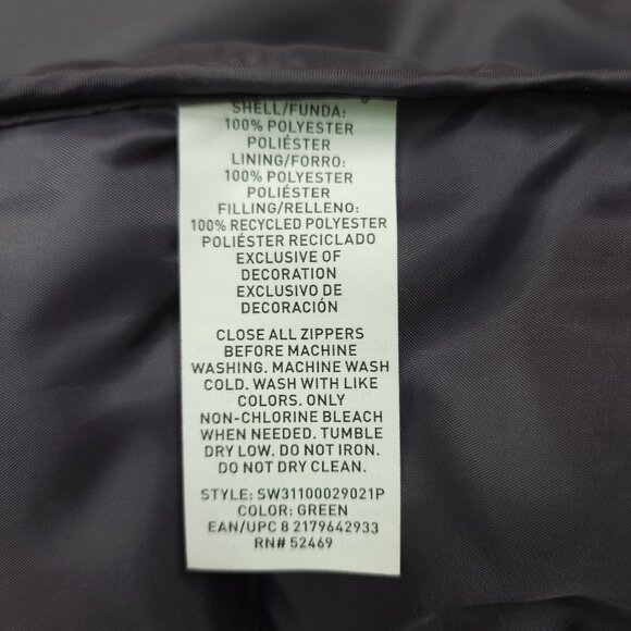 Swiss Tech Camo Puffer Vest Mens Large 42-44 Recycled Polyester Outdoor Layering - Picture 5 of 9